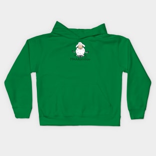 Sheep - wordplay - Meditation Kids Hoodie